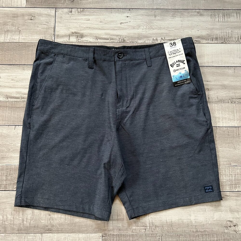 Billabong Men's Crossfire Recycler Hybrid Shorts - Size 38 - NWT